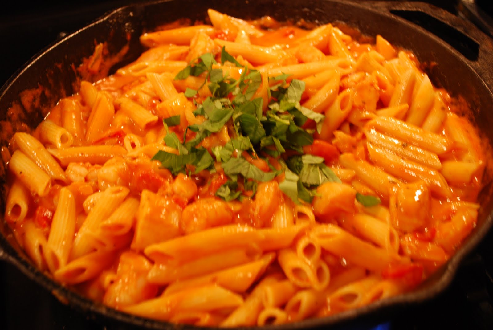 Shrimp and Scallops in Prosciutto Tomato Cream Sauce Confessions of a