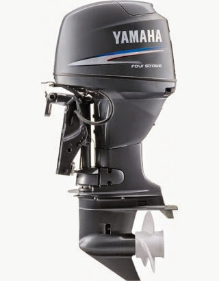 How do you troubleshot a Yamaha outboard motor's tilt and trim?