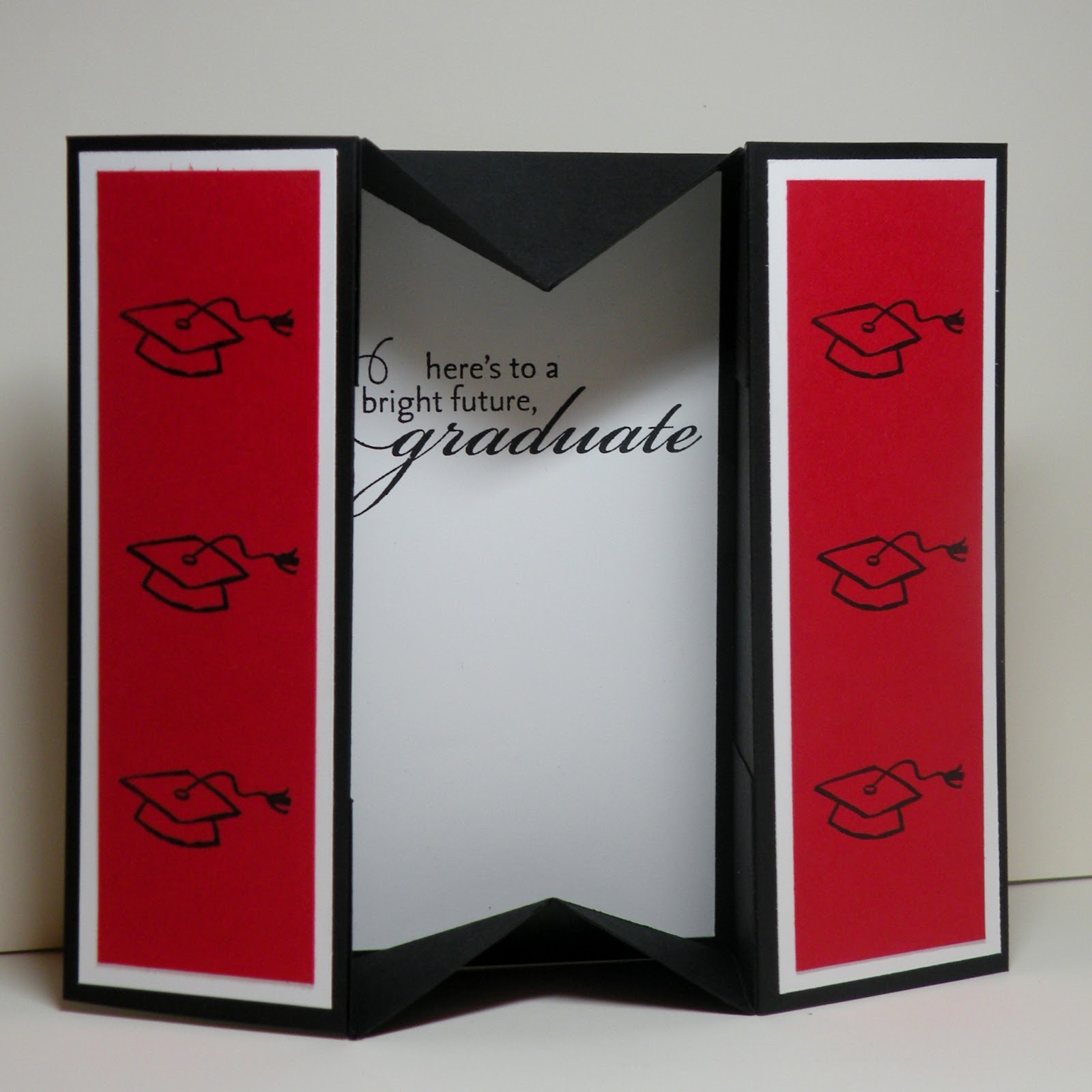 Carolyn's Paper Fantasies Graduation Box Card Gift Idea