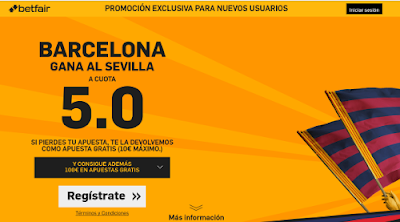 betfair Barcelona gana Sevilla supercuota 5 Liga España 3 octubre betfair Barcelona gana Sevilla supercuota 5 Liga España 3 octubre