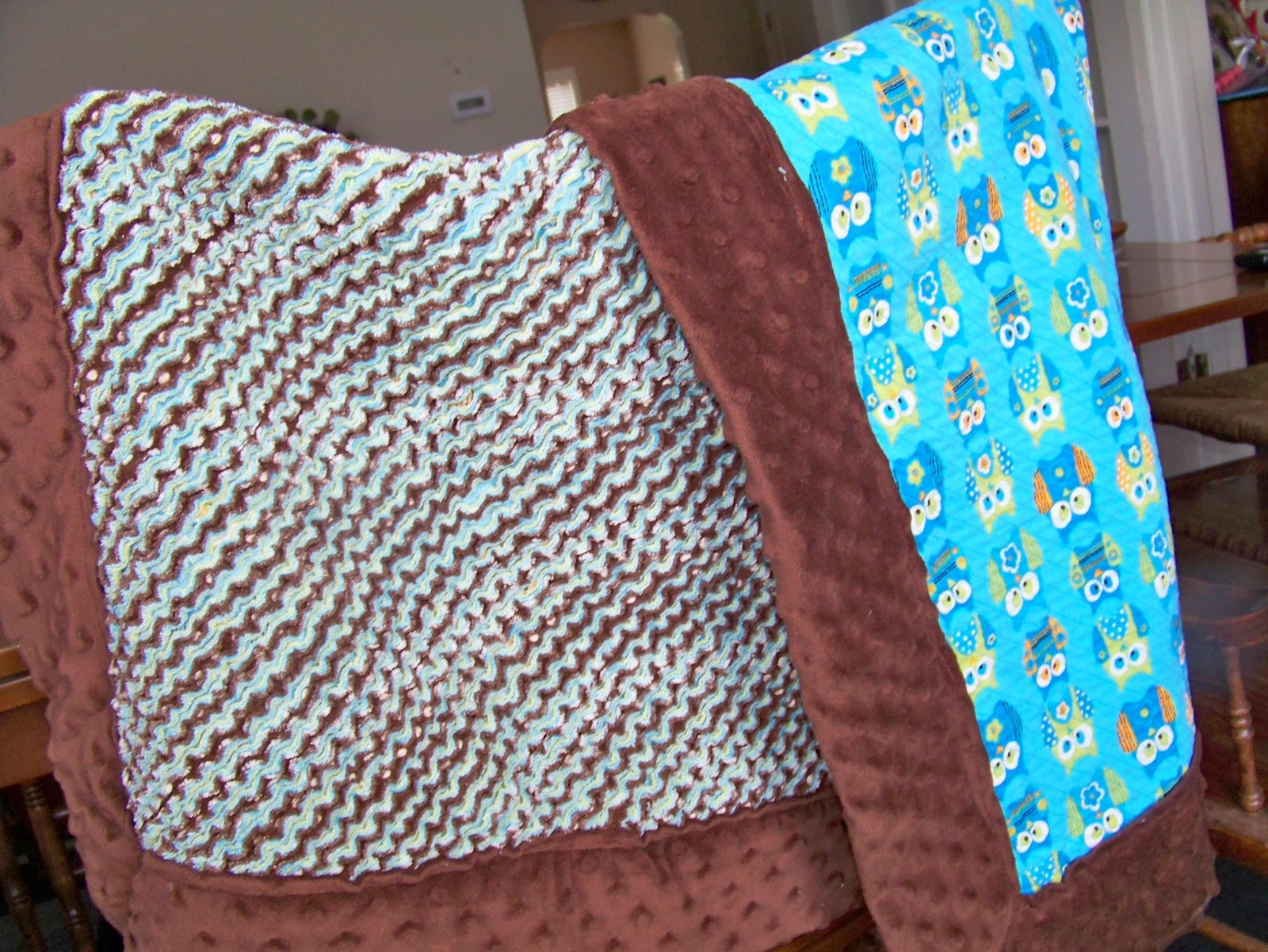 Our Suburban Farm Foray Into SewingFaux Chenille Baby Blanket
