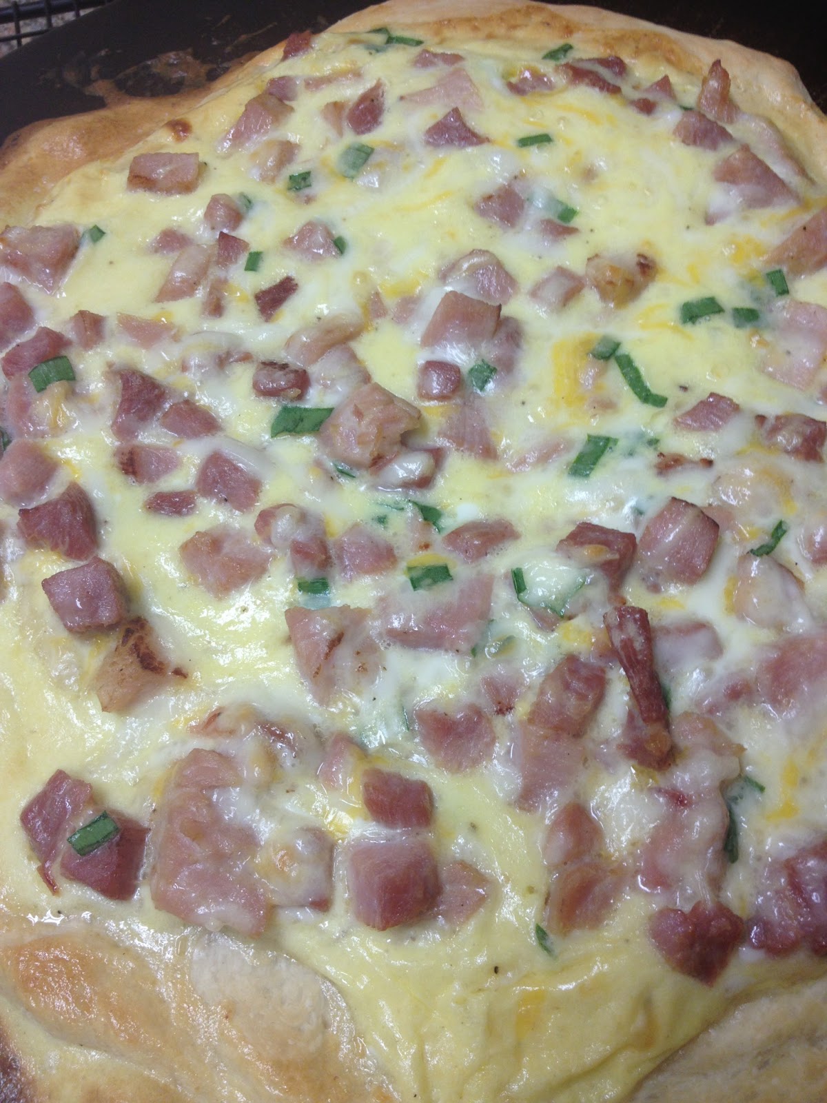 Fried Pies & Fireflies Rhodes Rolls Breakfast Pizza