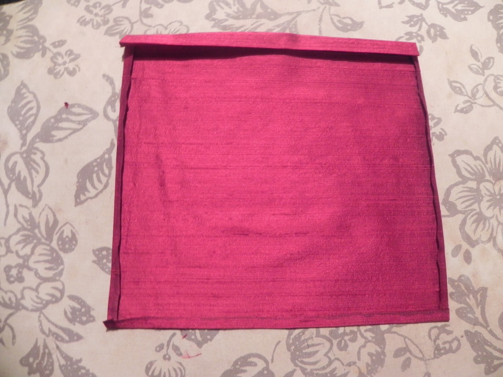 Merriman Park Red Silk Balloon Shades