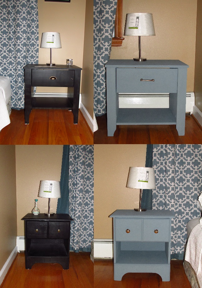 Simple Easy DIY Refinished Side Tables