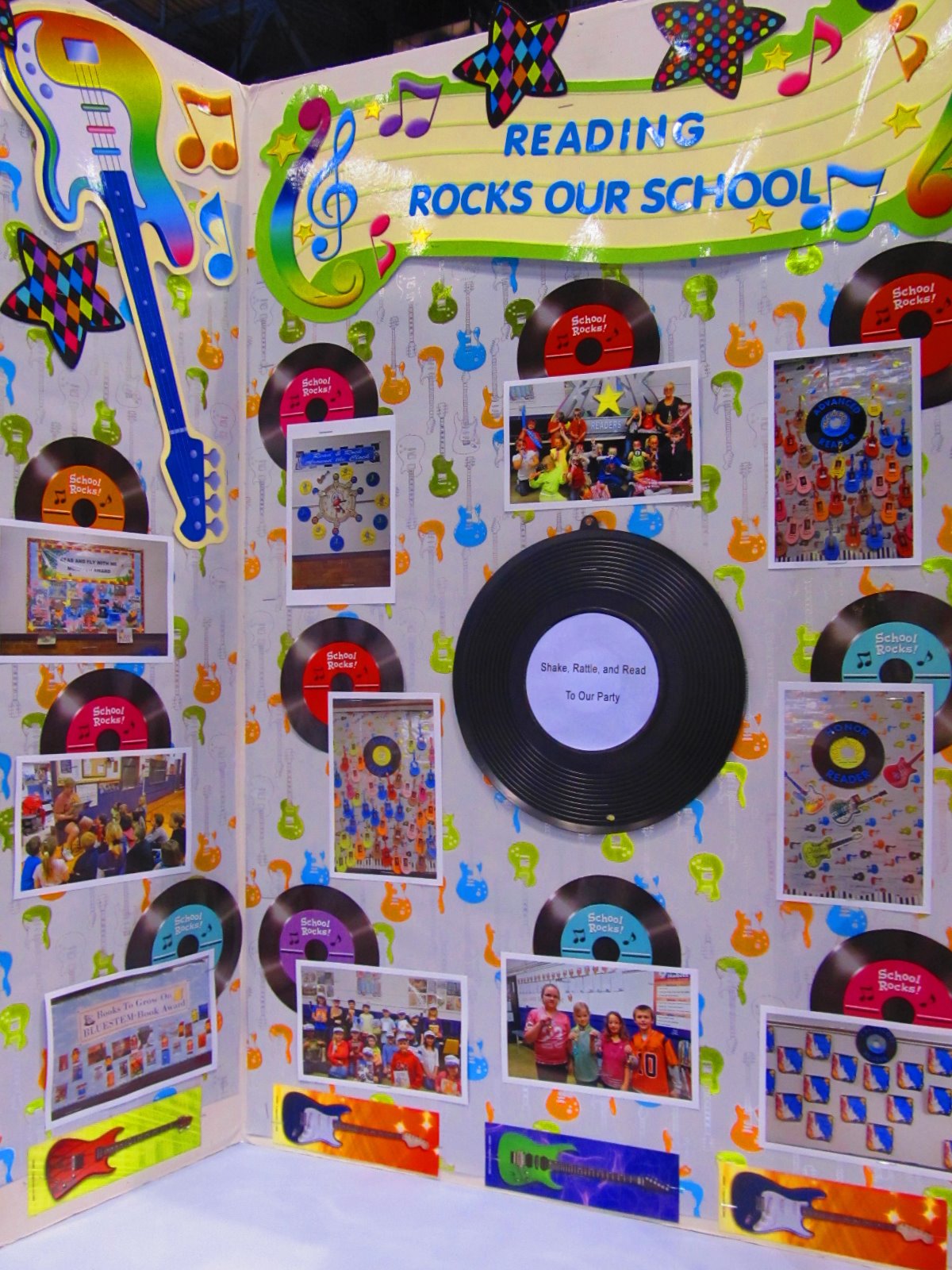 RainbowsWithinReach Reading Rocks our School!!