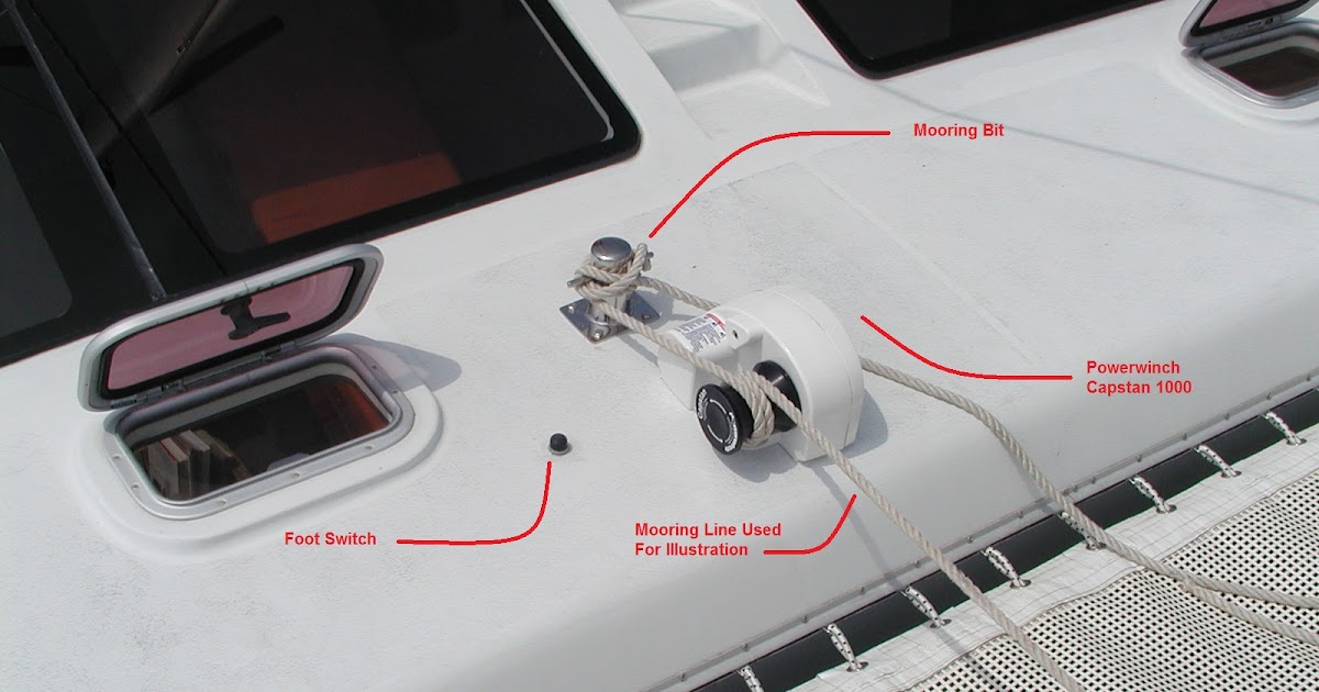 Voyages of S/V Dash Windlass Installation