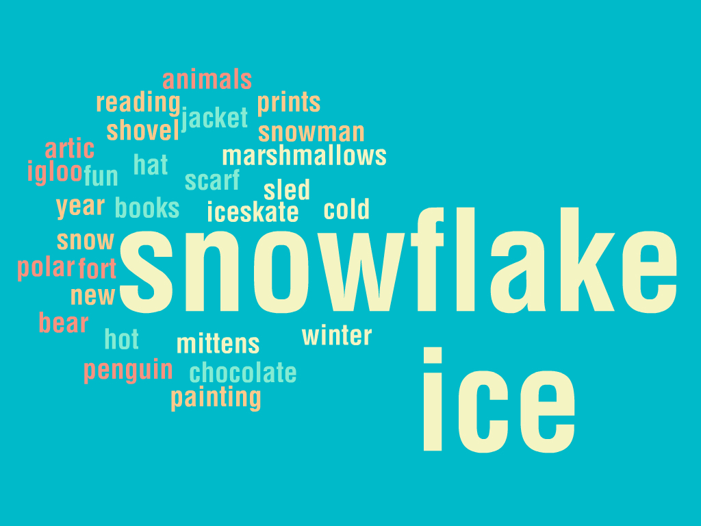 planning january activities and games for after school winter themed words