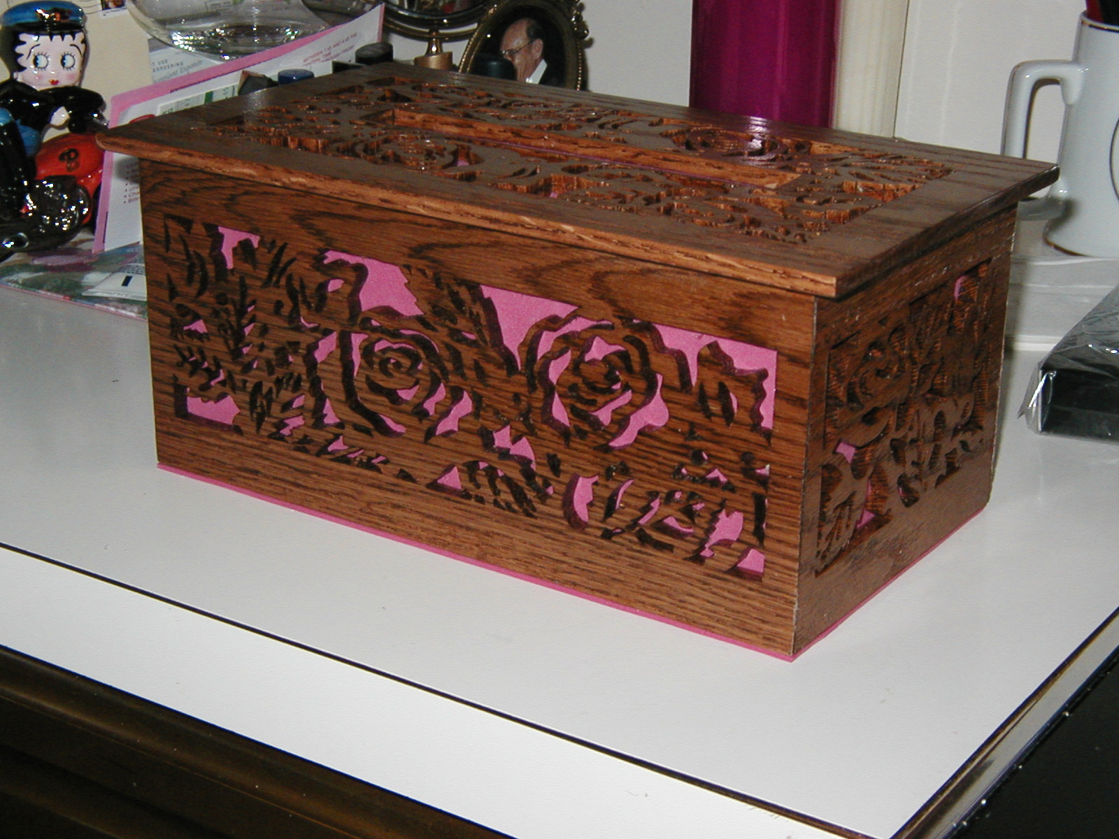 WDDSr Fine Woodworks Kleenex Box Holder