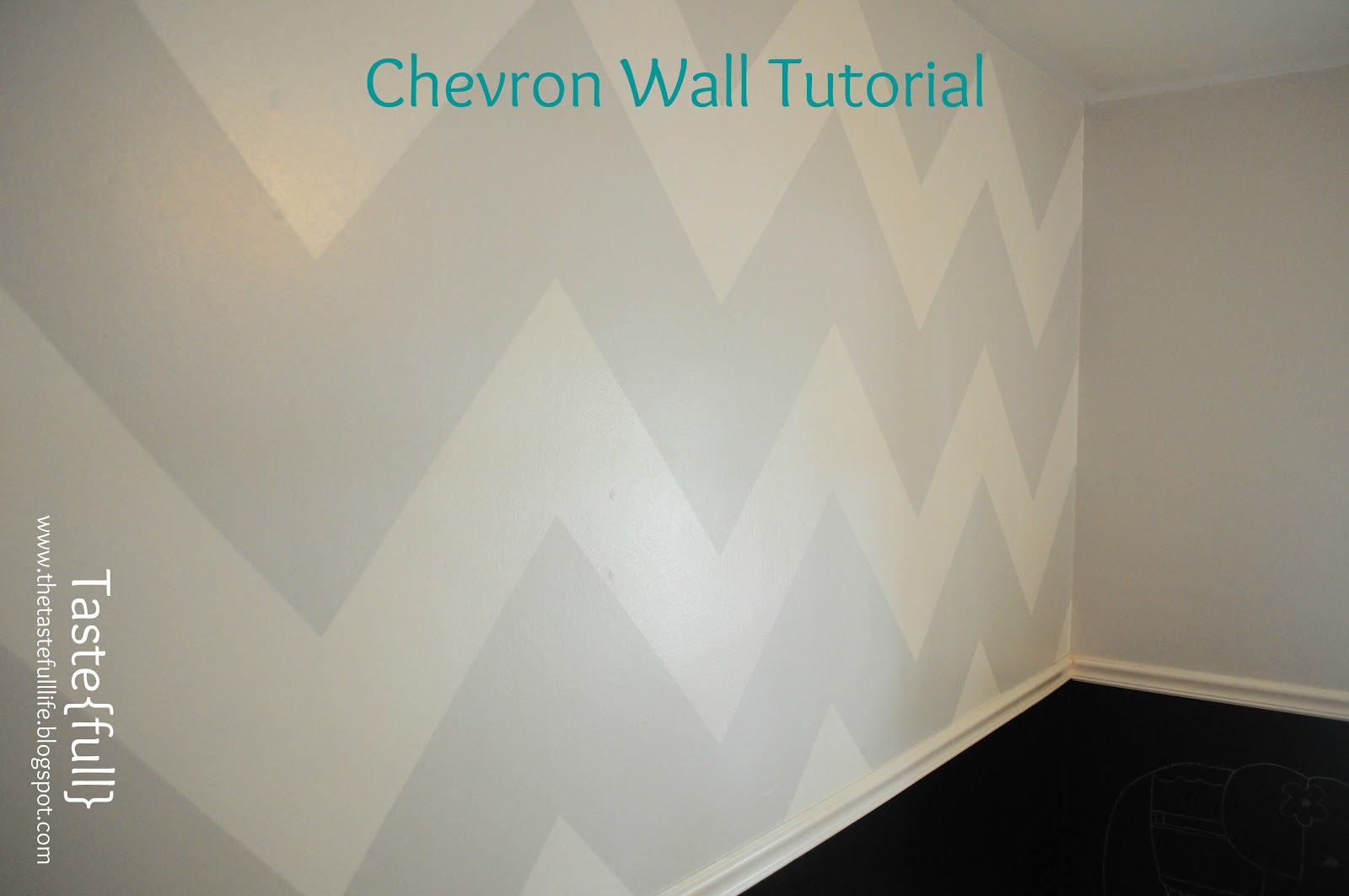 Chevron Walls Tutorial | chevron wall tutorial pretty real Chevron Walls Tutorial | chevron wall tutorial pretty real