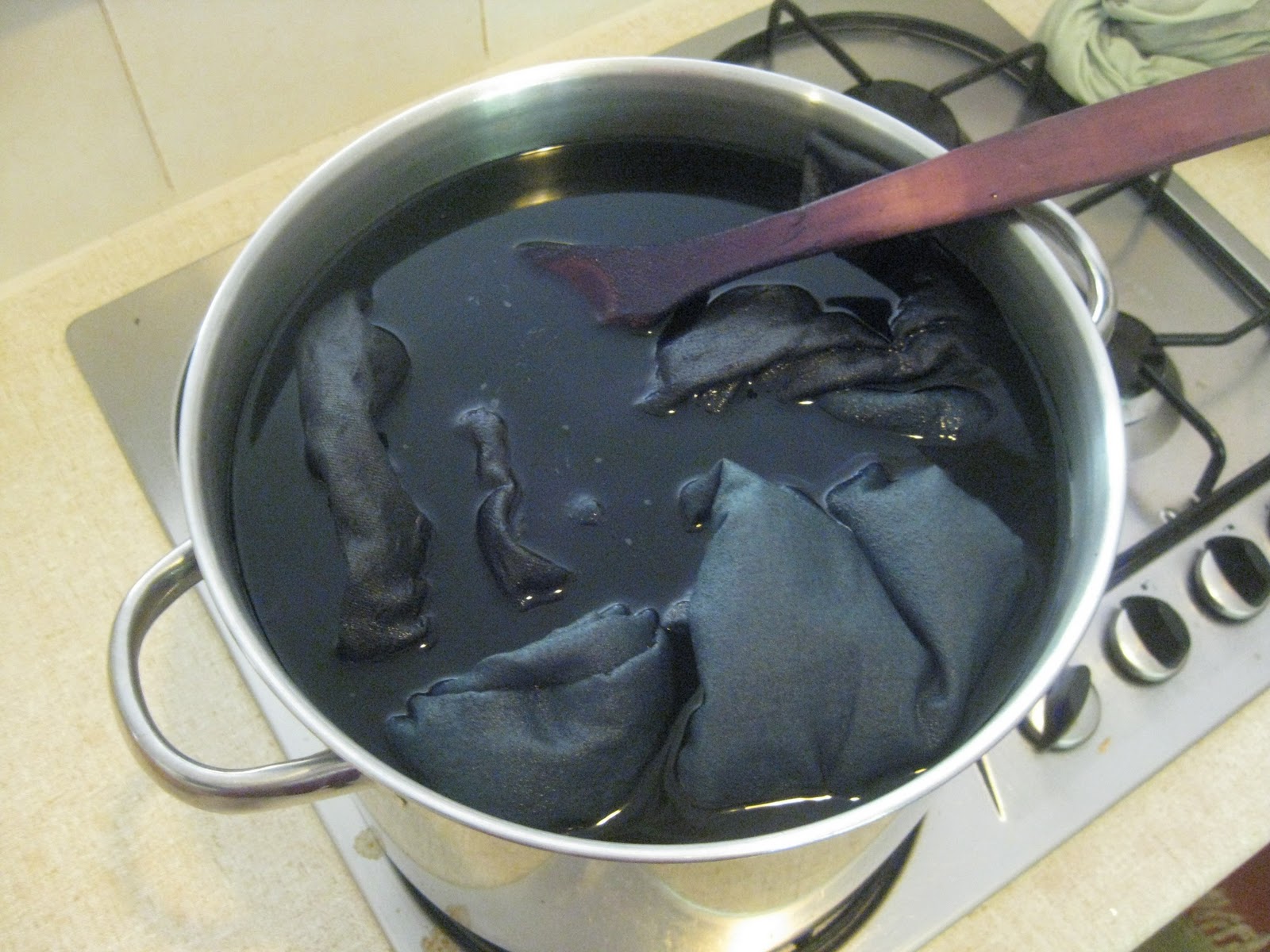 How to dye curtains at home! Lots of fun, but not a total success this time...