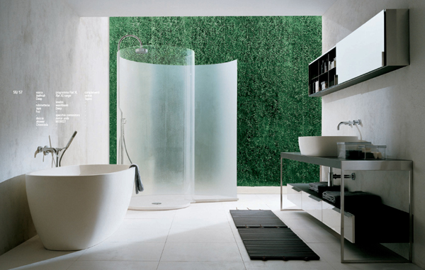 Diseño de Baños de color Verde - Varias Ideas | Diseños de Baños