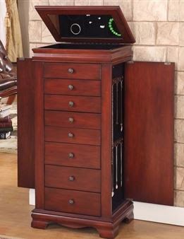 standing jewelry armoire