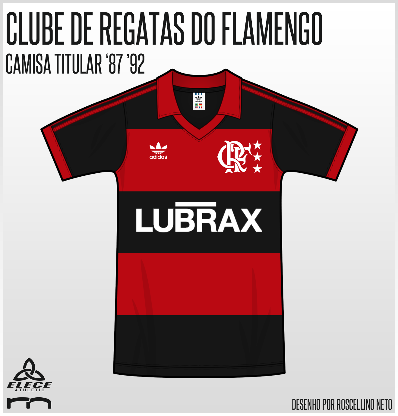 camisa flamengo 87 adidas