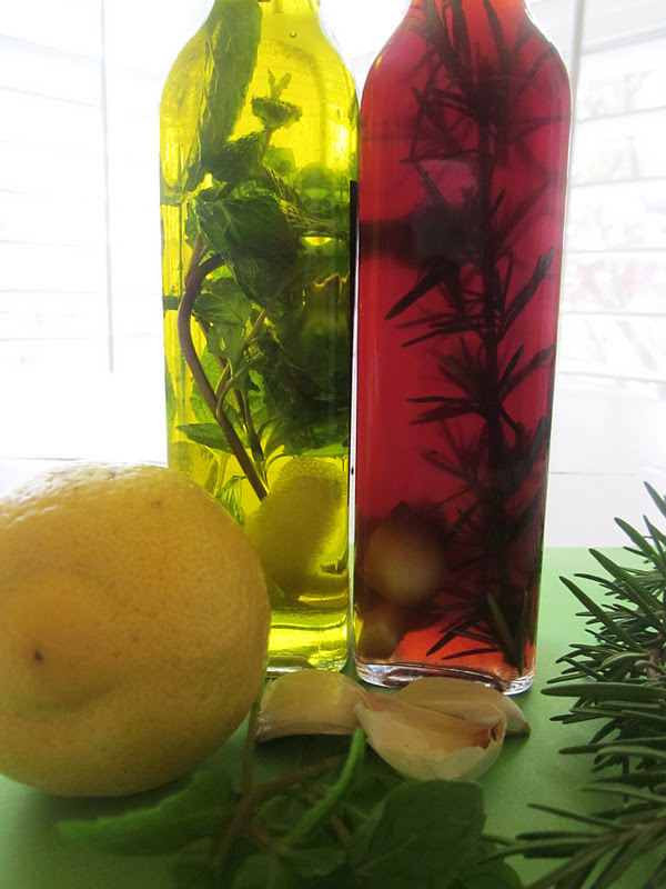 Homespun With Love Recipe WednesdayHerb Infused Oil & Vinegar