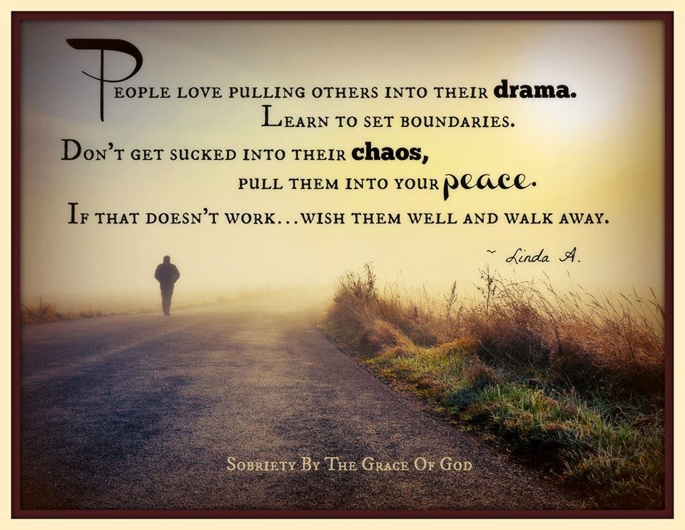 People love pulling others into their drama. Learn to set boundaries