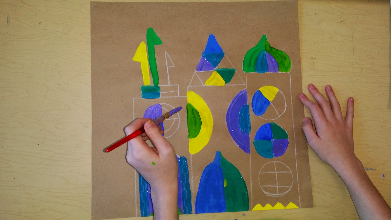 Paintbrush Rocket 5th Grade Fantasy Castles