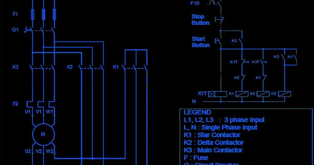 Three Phase Star-Delta Wiring Diagram | Electrical Winding - wiring