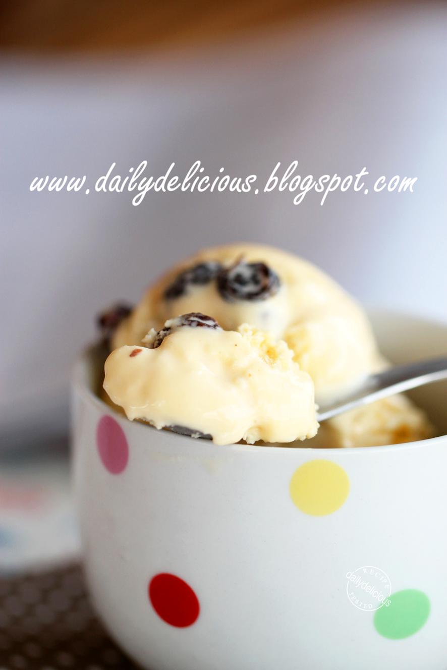dailydelicious Rum Raisin Ice cream Prepare yourself to fall in love