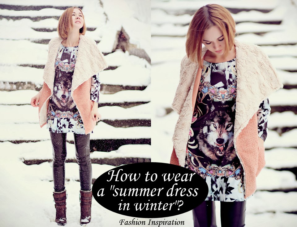 How to wear a "summer dress in winter"?!\ С чем носить "летние платья