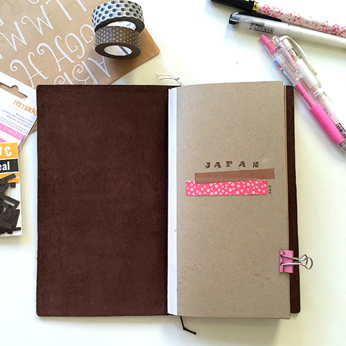 simply yin My Midori Travelers' Notebook Japan Travel Journal