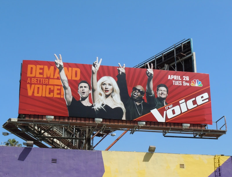 the voice tv. Christina Aguilera The Voice