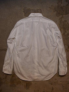 Engineered Garments "Short Collar Shirt in White 100's Broadcloth" Fall/Winter 2015 SUNRISE MARKET