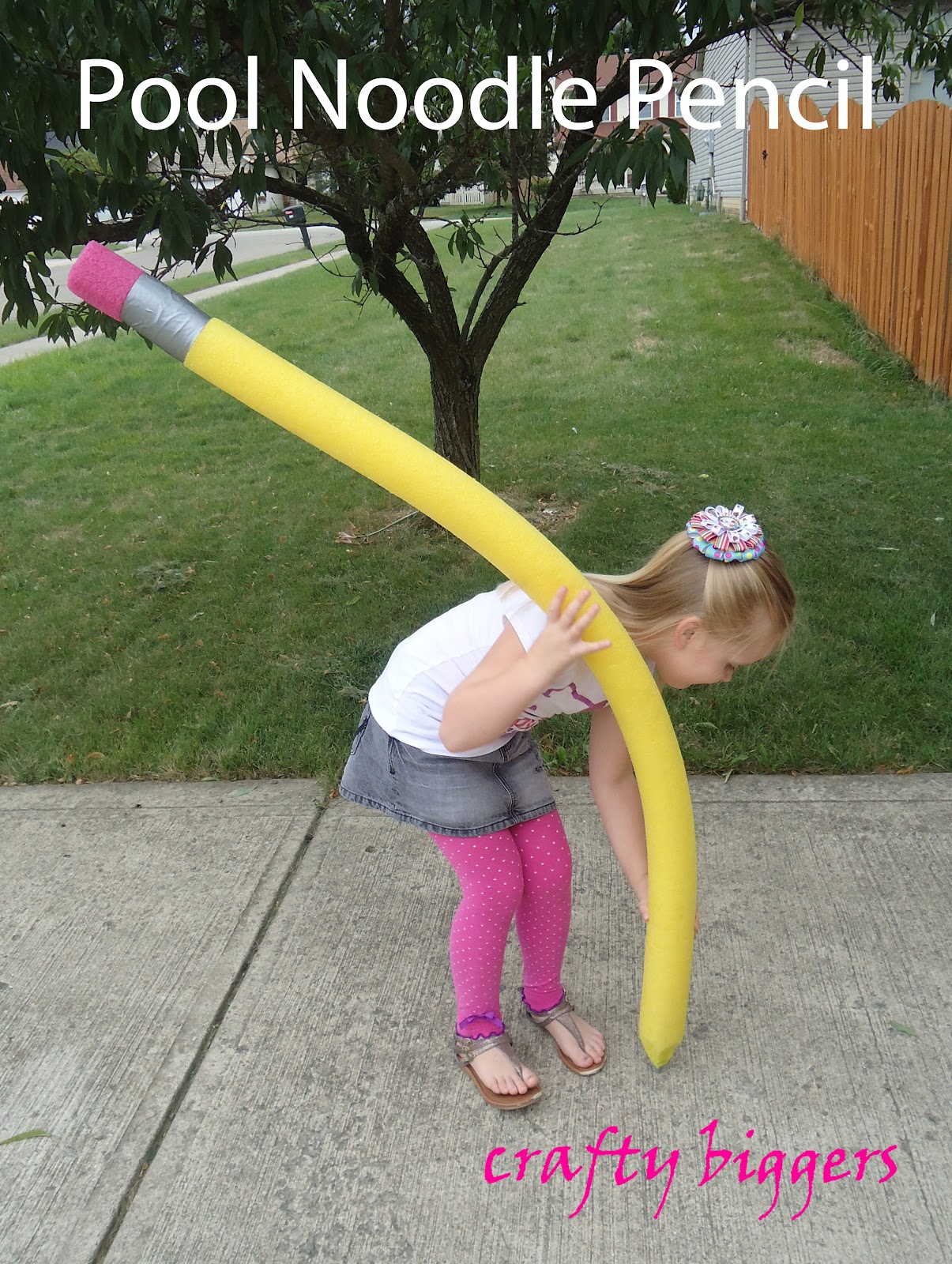 How to make giant pencils out of dollar store pool noodles! – oh