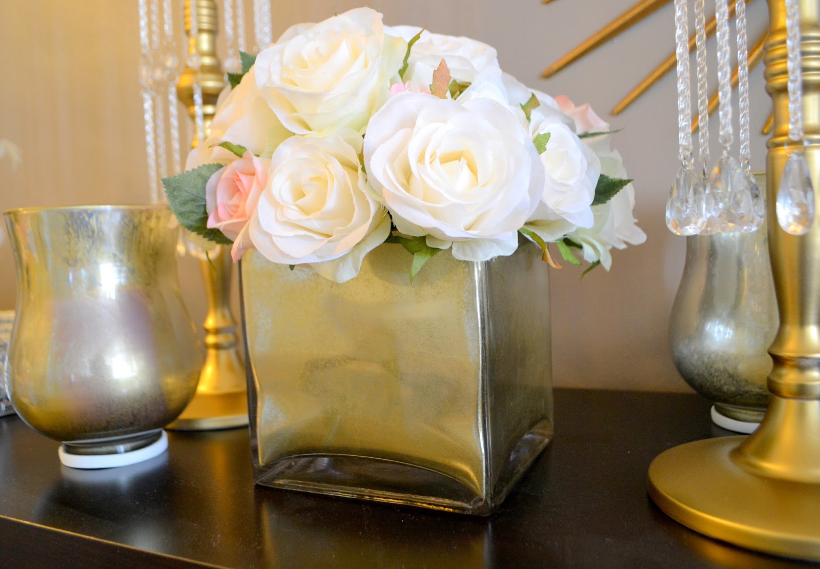 THE ROSE COLORED AISLE HOW TO MAKE YOUR OWN MERCURY GLASS VASE