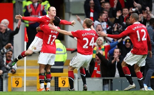 Rooney Overhead Celebration
