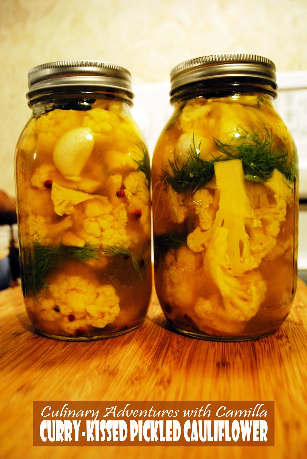 CurryKissed Cauliflower Pickles