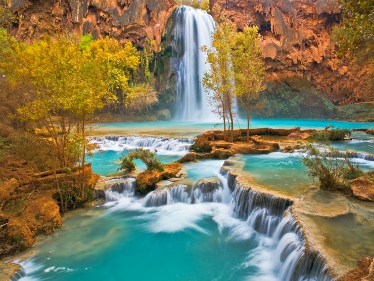 5. Havasu Falls, Arizona, USA - Top 10 Natural Pools 5. Havasu Falls, Arizona, USA - Top 10 Natural Pools