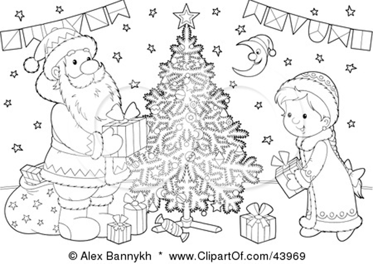 Christmas Tree Coloring Pages For Kids Christmas Tree Coloring Pages For Kids