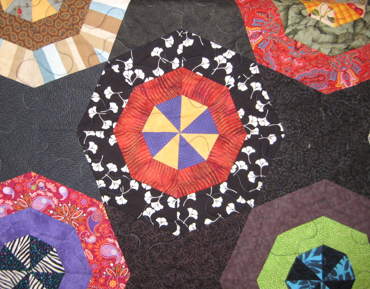 I QUILT FOR FUN Octagons finally done!