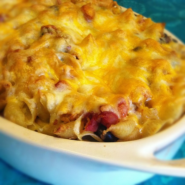 What's Cooking in the Burbs Enchilada Pasta Bake