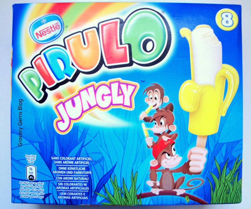 Grocery Gems Nestlé Pirulo Jungly Peelable Banana Ice Lollies!