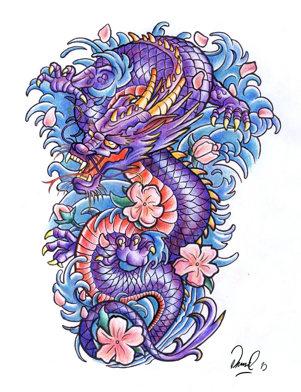 Dan Bede-Fazekas - Art Blog: Dragon Tattoo Design