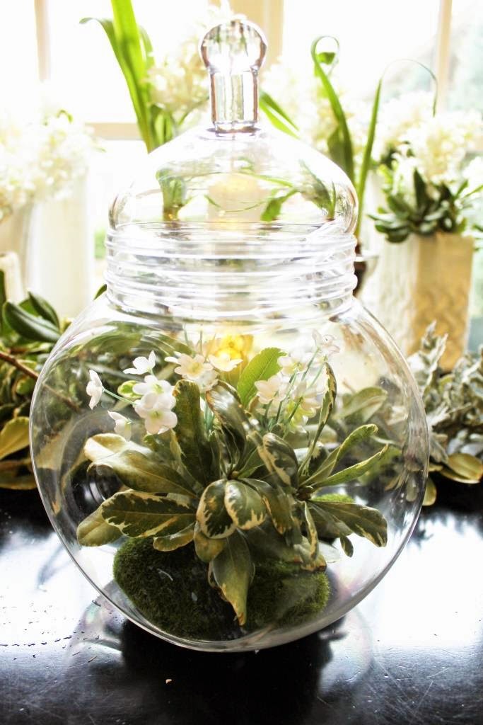 DIY Faux Moss Terrariums Miss Kopy Kat