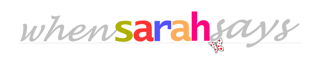 When Sarah Says