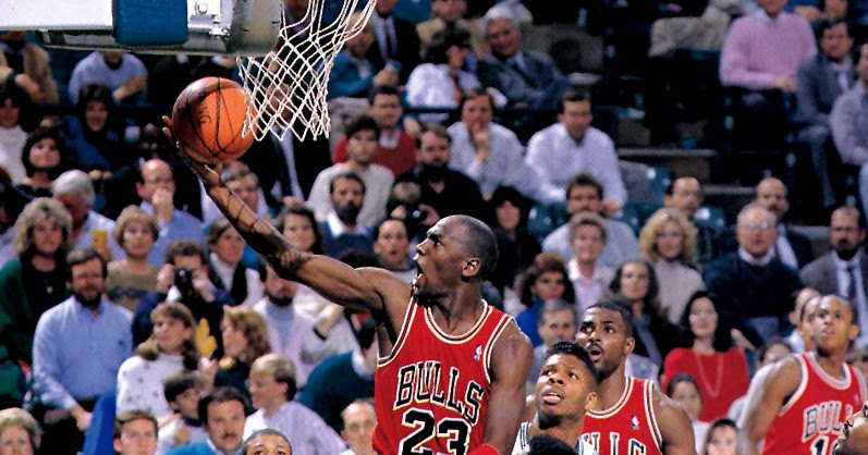 mj wearing fire red 5