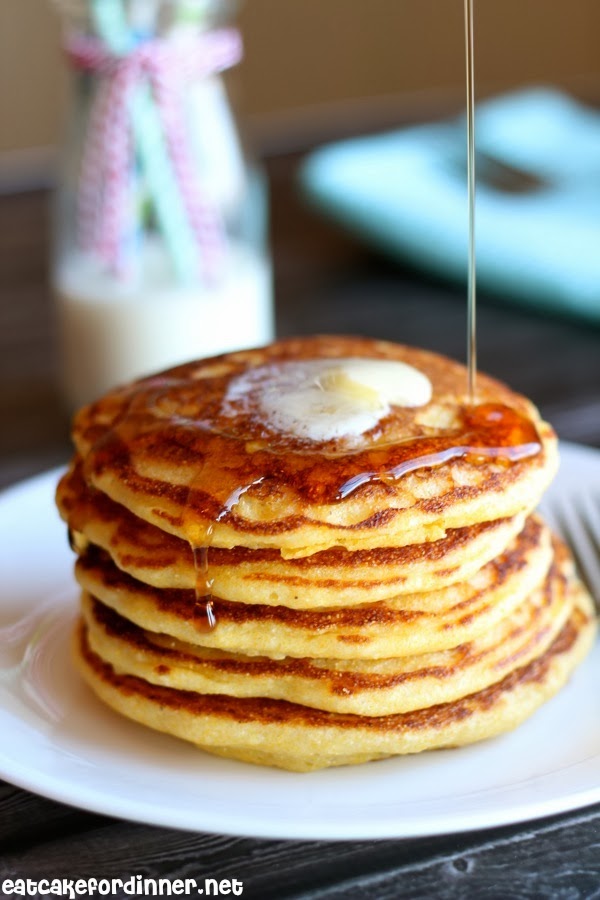 Eat Cake For Dinner Fluffy Cornmeal Pancakes