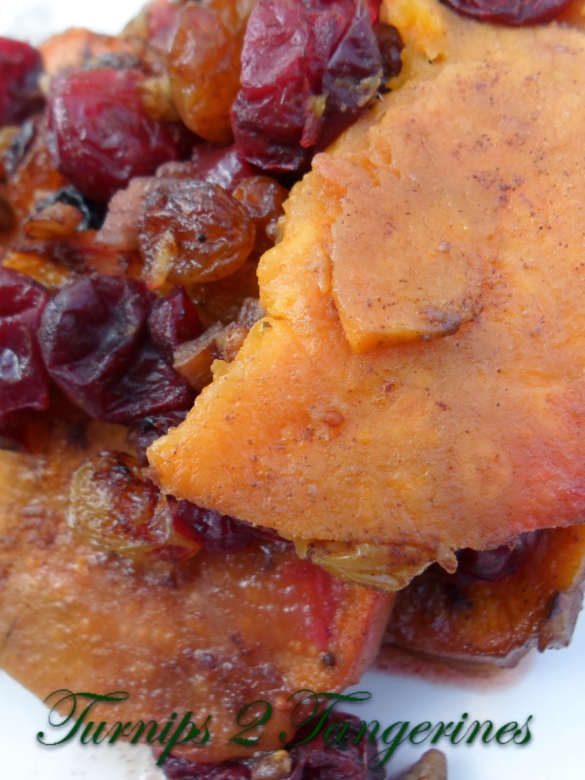 Turnips 2 Tangerines Cranberry and Sweet Potato Casserole