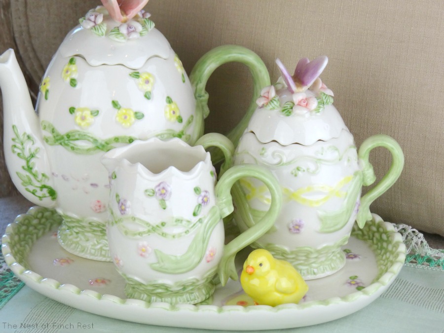 The Nest at Finch Rest Calm Tea Time after Easter