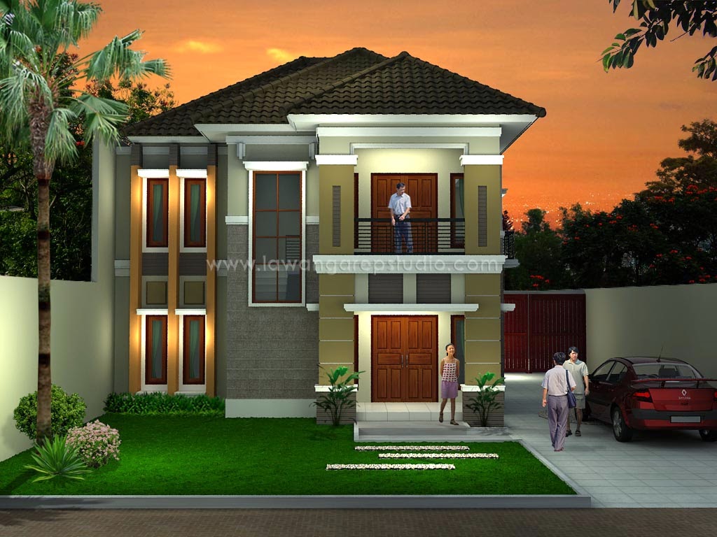 Desain Rumah Minimalis 2 Lantai Murah - Gambar Foto Desain Rumah