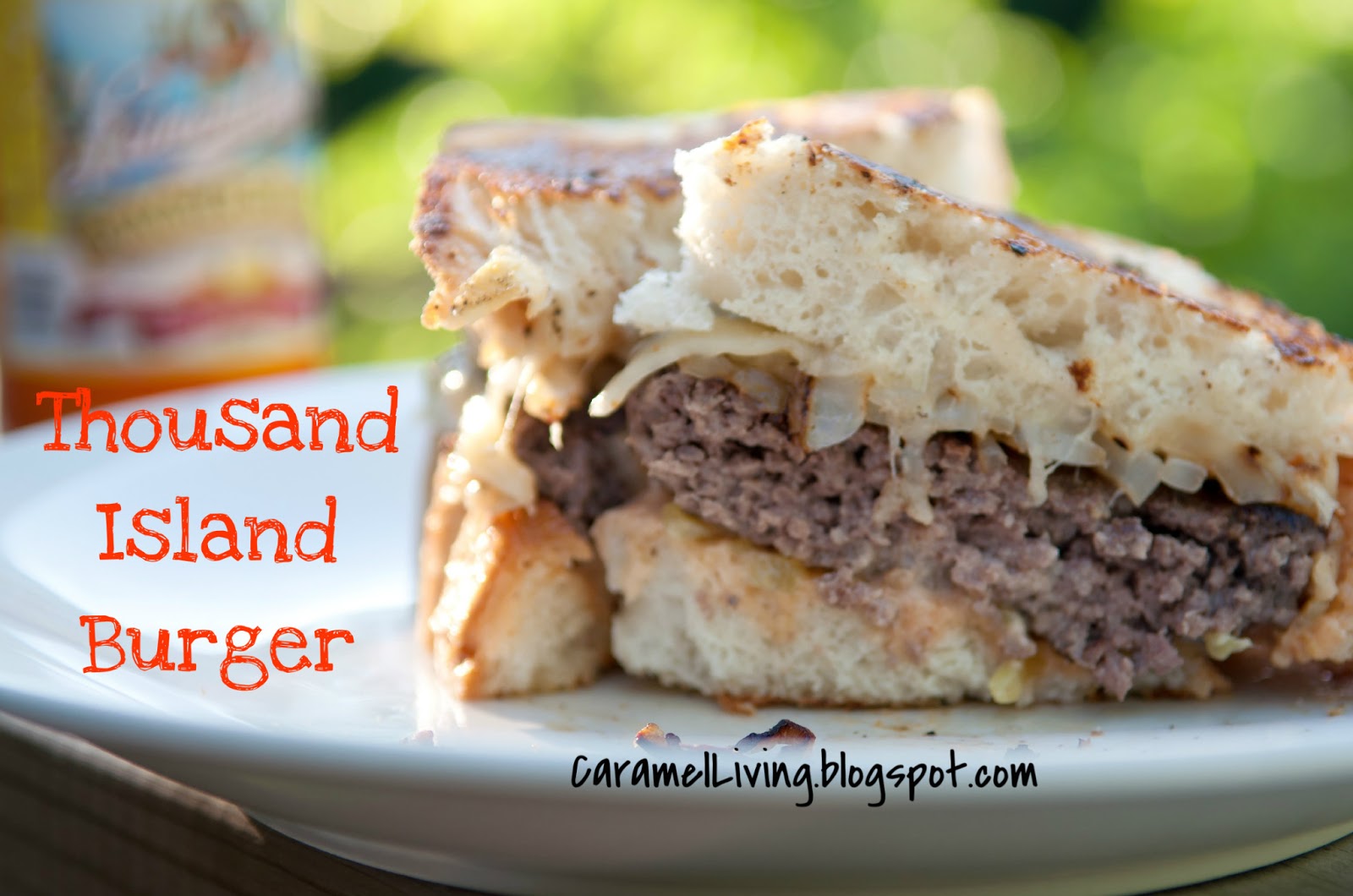 Caramel Living Thousand Island Burger