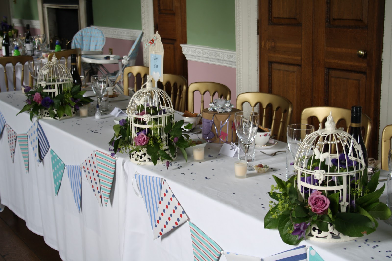 Birdcage Wedding Flowers
