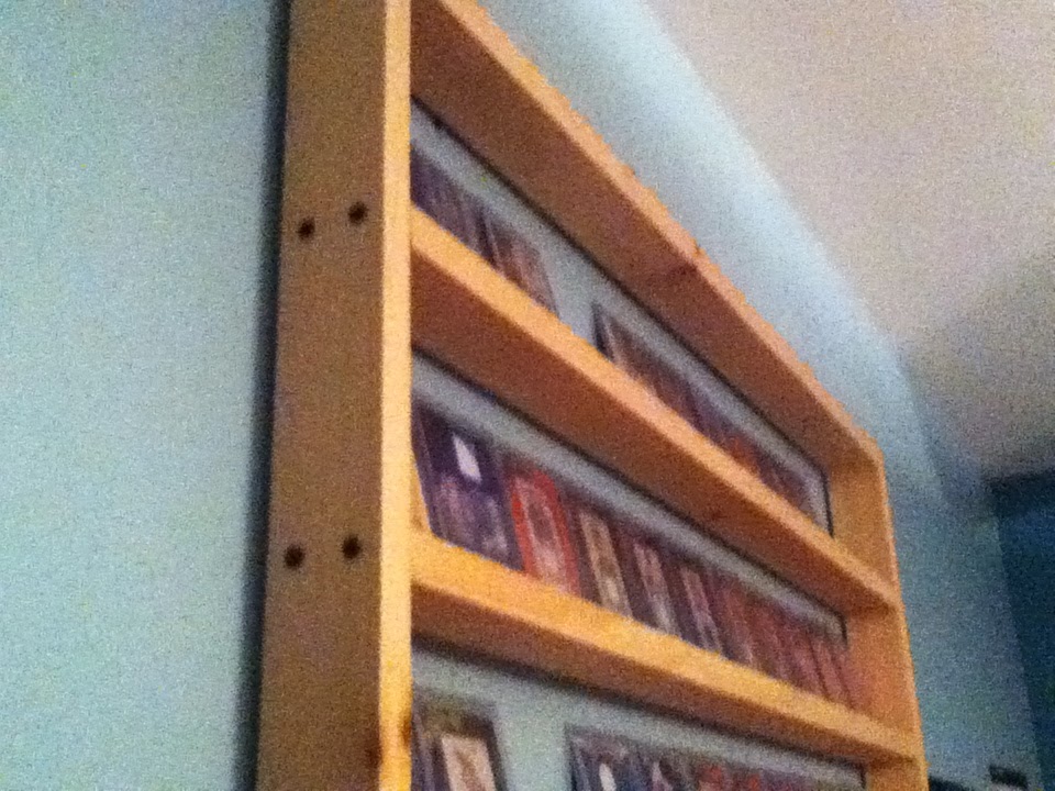 Mr.BaseballScott CUSTOM CARD SHELVES!