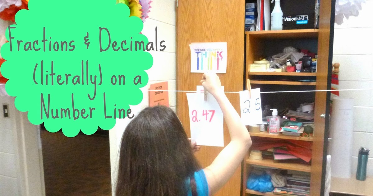 Fractions and Decimals on a Number Line