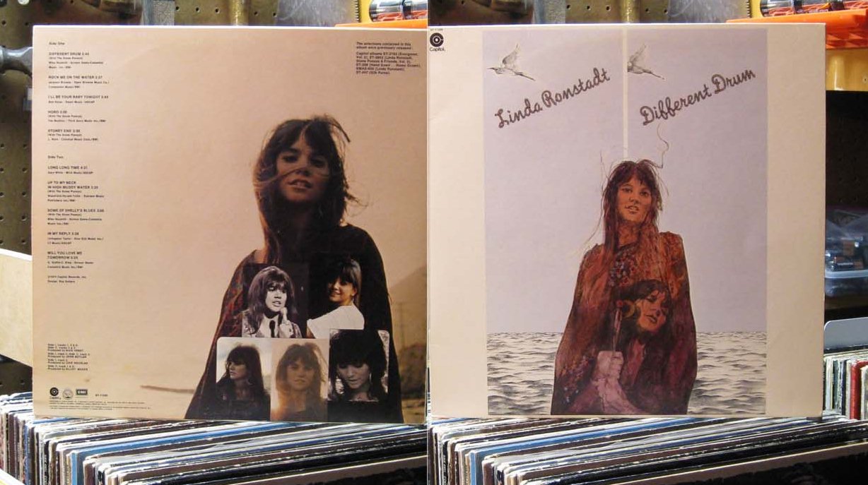 .Curtis Collects Vinyl Records Linda Rondstadt Different Drum, and
