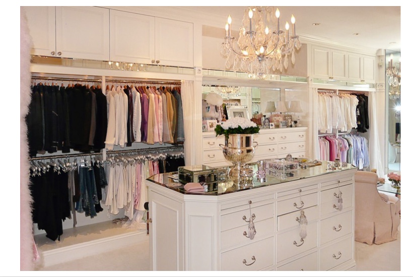 A girl should be two things: classy and fabulous. ~ Coco Chanel Dreamy+walk+in+closet