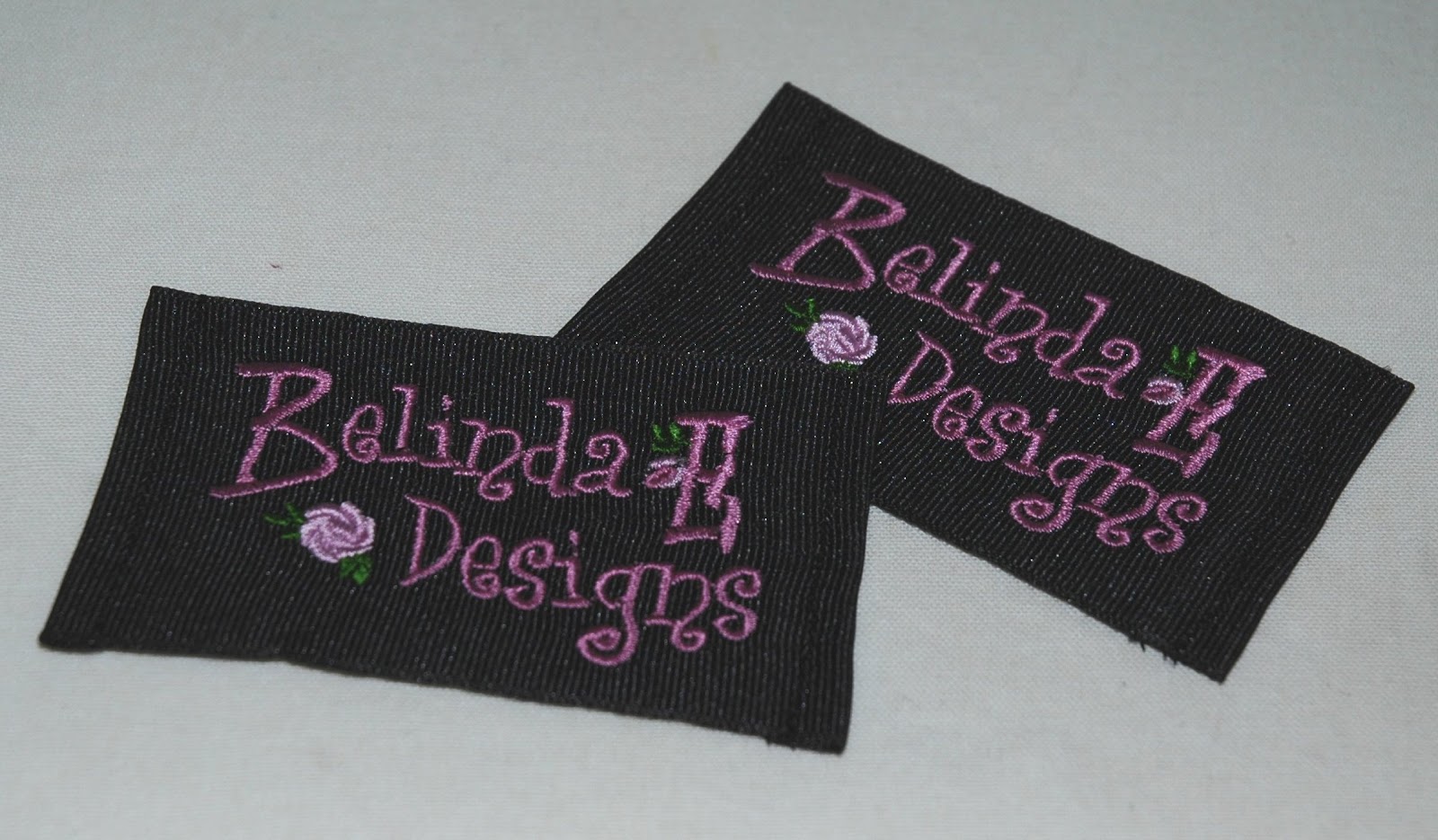 The Scattered Sewist Embroidered Label Tutorial